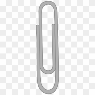Clipart Paper Clip - Paper Clip Cartoon Black And White, HD Png Download