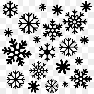 2d Snowflakes, HD Png Download