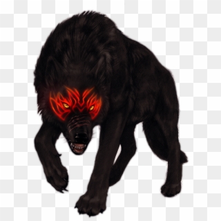 Pictures Of Black Wolf Png - Free Clipart Black Wolf Transparent, Png Download