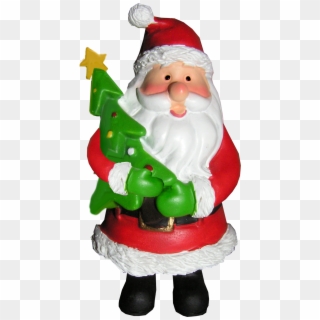A Santa Hold Christmas Tree - Christmas Tree And Father, HD Png Download