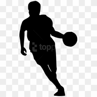 Free Png Basketball Player Silhouette Png - Basketball Player Silhouette Png, Transparent Png