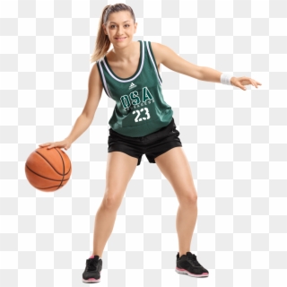 1200 X 862 1 - Girl With Basketball, HD Png Download