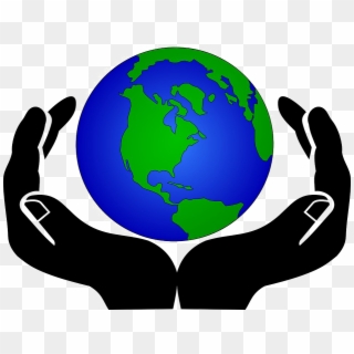 Earth Png Images Free - Globe In Hand Clipart, Transparent Png