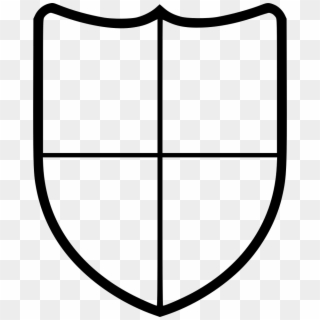 Shield Drawing Cross - Shield With Cross Png, Transparent Png