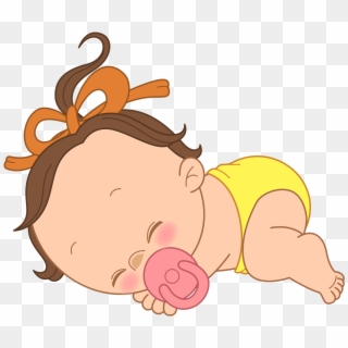 Quiet Baby Sleeping Clipart - Desenho De Bebe Em Png, Transparent Png
