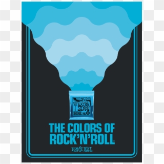 Ernie Ball Extra Slinky Blue Colors Of Rock N' Roll - Ernie Ball Colors Of Rock N Roll, HD Png Download