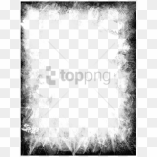 Free Png Grunge Black Frame Png Image With Transparent - Black Paint Frame Png, Png Download