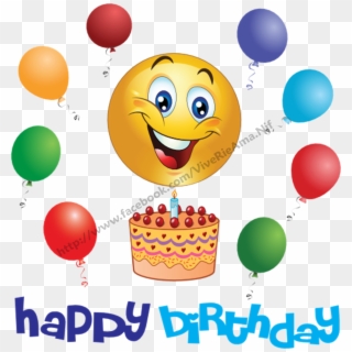 Happy Birthday Emoji For Facebook World Png Emoticons - Birthday Cake Clip Art, Transparent Png