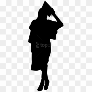 Free Png Graduation Silhouette Png - Female Silhouette, Transparent Png