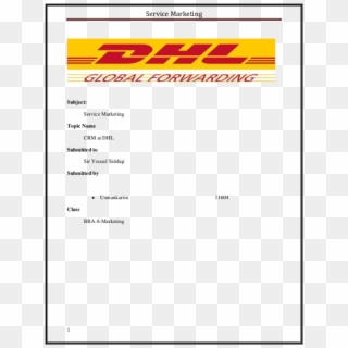 Docx - Dhl Global Forwarding, HD Png Download