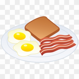 Fried Egg Png - Bacon And Eggs Clipart, Transparent Png