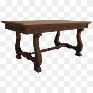 Antique Wooden Table, HD Png Download