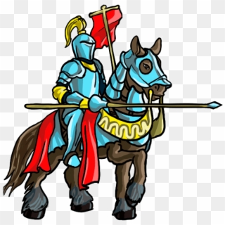 Png Black And White Stock Medieval Knight Cartoon How, Transparent Png
