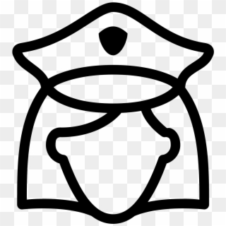 Mujer Policía Icon - Transparent Background Nurse Clipart, HD Png Download