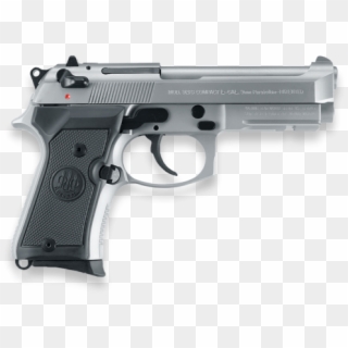 Hand Gun Png - Stainless Steel Handgun, Transparent Png