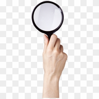 Hand With Magnifier Png Clipart Image, Transparent Png