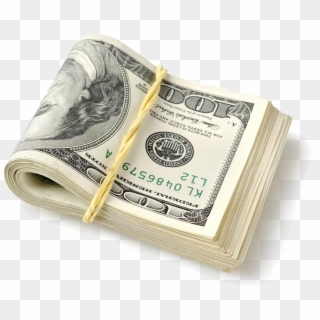 Hundred Dollar Bills Transparent Clipart Free Download - Bundle Of Money, HD Png Download