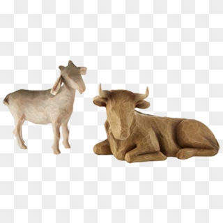 Nativity Ox And Goat Figurines, HD Png Download