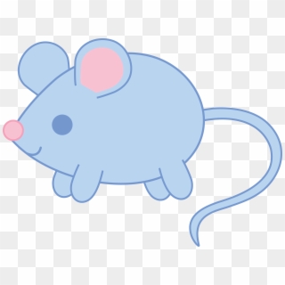 Clip Freeuse Library Blue Free Clip Art Cute - Cute Baby Mouse Cartoon, HD Png Download