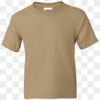 Dryblend 50/50 Youth T Shirt - Tan T Shirt Png, Transparent Png