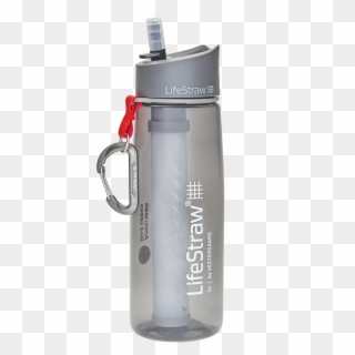 Lifestraw And American Red Cross Go Bottle With 2-stage - Water Bottle, HD Png Download