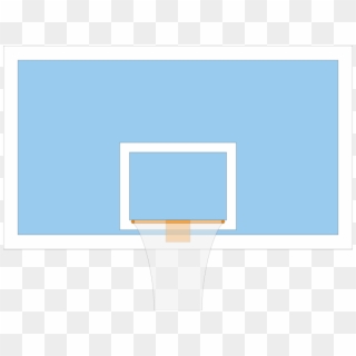 2008 Ncaa Basketball Backboard Dimensions - Flat Panel Display, HD Png Download