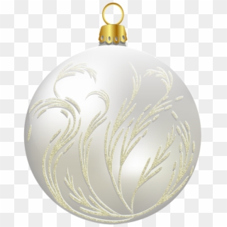White Christmas Ornaments, Christmas Clipart, Christmas, HD Png Download