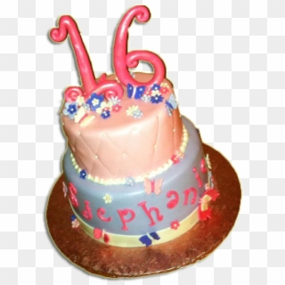 Sweet 16 Png - Birthday Cake, Transparent Png