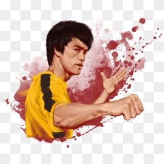 Bruce Made Significant Contributions To The World As - Drawing Brucelee Er, HD Png Download