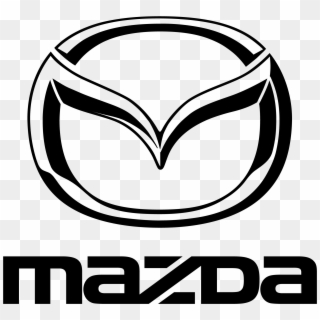 Logo Solid Black Vertical - Mazda Motors Logo Vector, HD Png Download