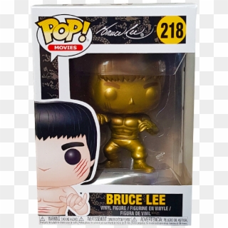 Bruce Lee (gold) Exclusive Pop Vinyl Figure, HD Png Download