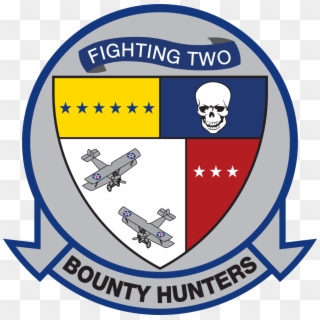 Fighter Squadron 2 Insignia 1973 - Vf 2 Bounty Hunters Logo, HD Png Download