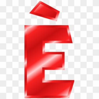 This Free Icons Png Design Of Effect Letters Alphabet - Red Clipart Letter E, Transparent Png
