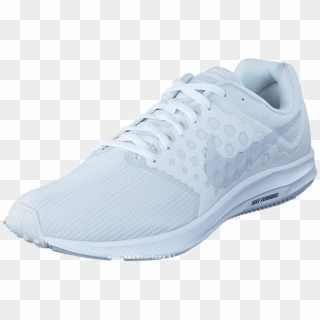 Nike Downshifter 7 White/white 60009-88 Mens Textile, - Sneakers, HD Png Download