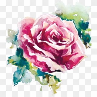 Rose Painting Vector , Png Download, Transparent Png