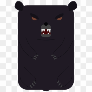 Black Bear Clipart Medium Sized Black, HD Png Download