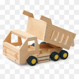 Dump Truck - Red Toolbox Dump Wooden Truck Construction Kit, HD Png Download