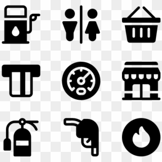 Gas Station - Icon Real Estate Png, Transparent Png