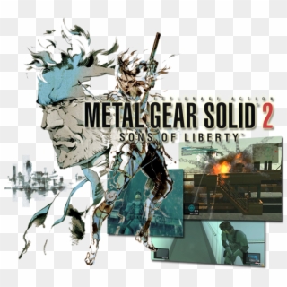 Metal Gear Solid - Metal Gear Solid 2 Art, HD Png Download