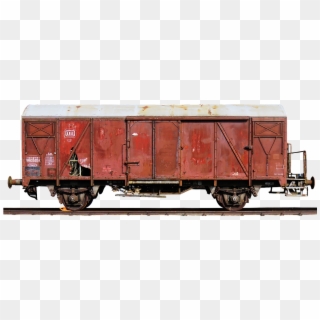 Wagon, Goods Wagons, Railway, Old, Historically, HD Png Download
