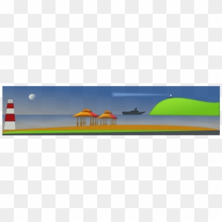 Beach Evening Lighthouse Free Vector Graphic On, HD Png Download