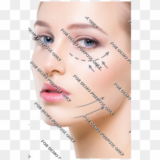 Woman-face, HD Png Download