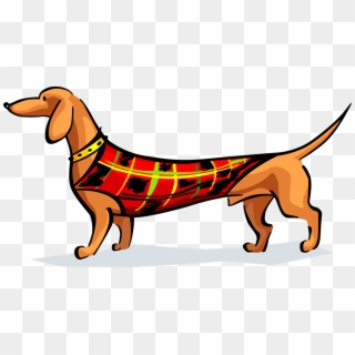 Vector Illustration Of Dachshund Wiener Or Sausage, HD Png Download