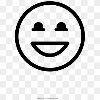 Laughing Face Coloring Page - Symbol For Worry, HD Png Download