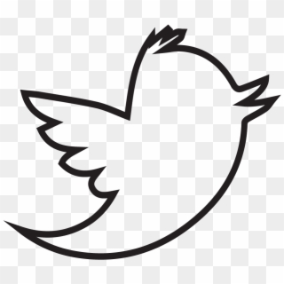 15 Twitter Bird Icon Outline Images Logo, HD Png Download