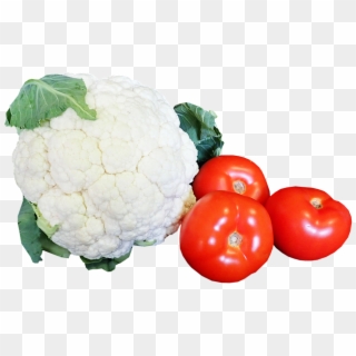 Vegetables, Cauliflower, Tomatoes, Healthy, Food - Plum Tomato, HD Png Download