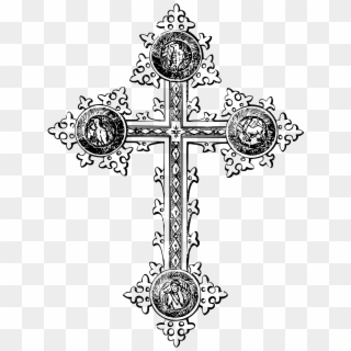 This Free Icons Png Design Of Freestanding Cross - Orthodox Cross Drawing, Transparent Png