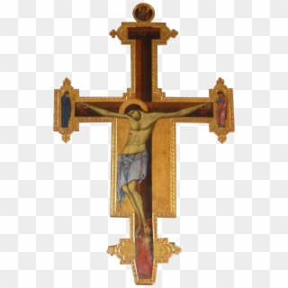 Crucifix Peint De Sant'eustorgio - Crucifix, HD Png Download