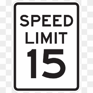 Speed Png Transparent Images - Speed Limit Sign, Png Download