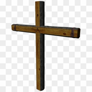 Rugged Cross Clipart - Real Wooden Cross Png, Transparent Png